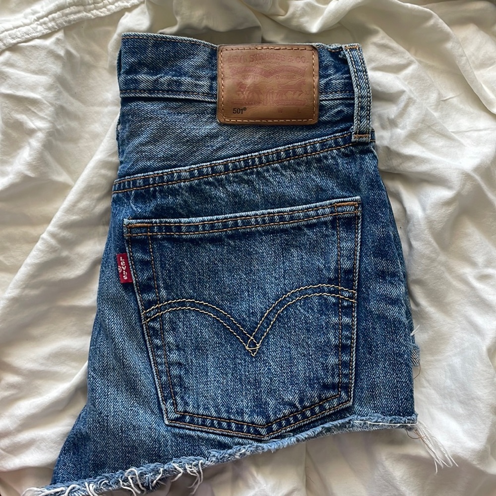 Levi’s shorts w24 dark denim